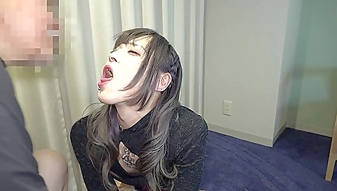 Japanese beauty is deep throated and fucked in the back