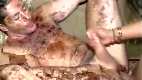 Hot Shemale with a big booty fucks guy in homemade video