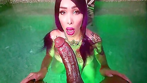 Big tits brunette with a tattooed pussy gets fucked in pov