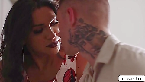 Stepbrother fucks a brunette who loves getting it in her anus