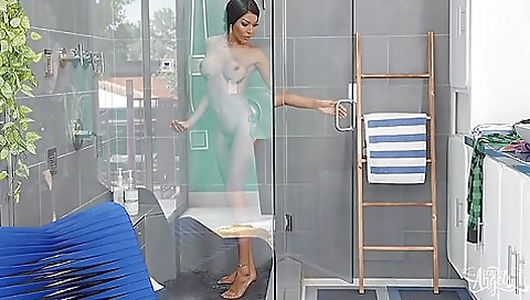 Barely disguised brunette blonde fucked hard by a handsome ebony guy