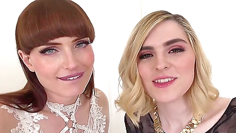 Thick and thick blonde and brunette enjoy anal play