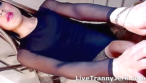 Sexy lingerie porn of a big cock and lingerie babe